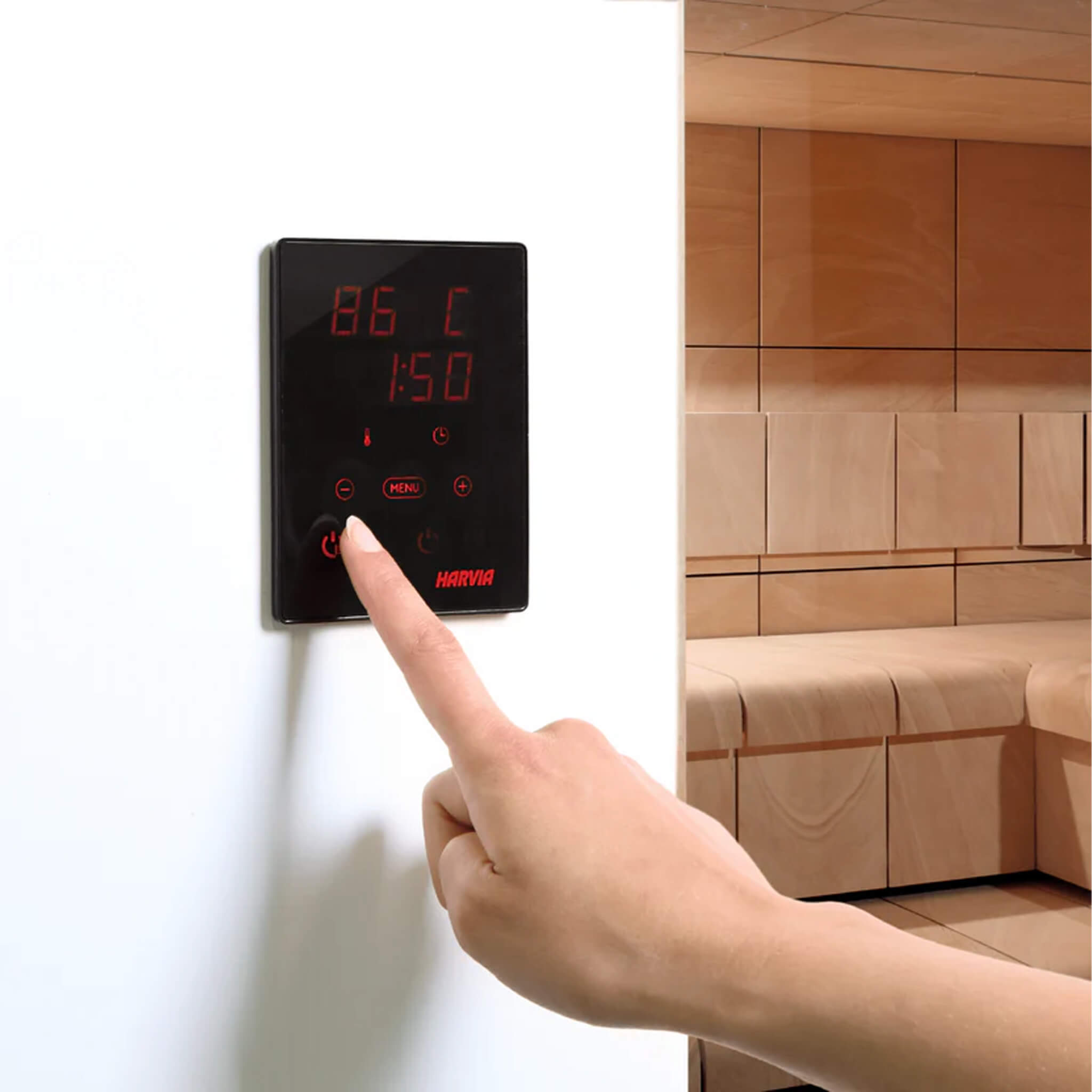 Harvia KIP60W 6KW UL Certified Electric Sauna Heater With Xenio CX170 Digital WIFI Control & Sauna Stones (SAK34791) – SAKSBY