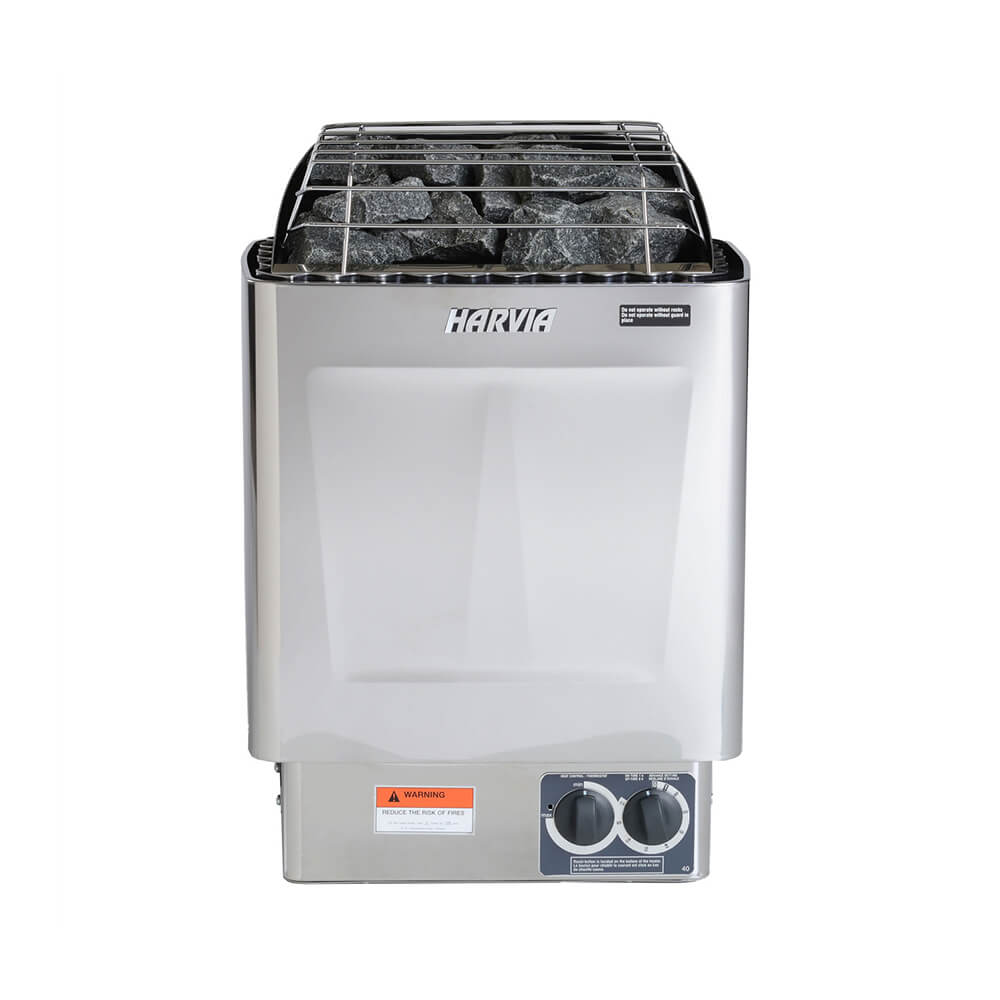 Harvia KIPB Wet Dry Electric Sauna Heater Stove With Built-In Controls & Sauna Stones (SAK47351) – SAKSBY WHOLESALE, view 3