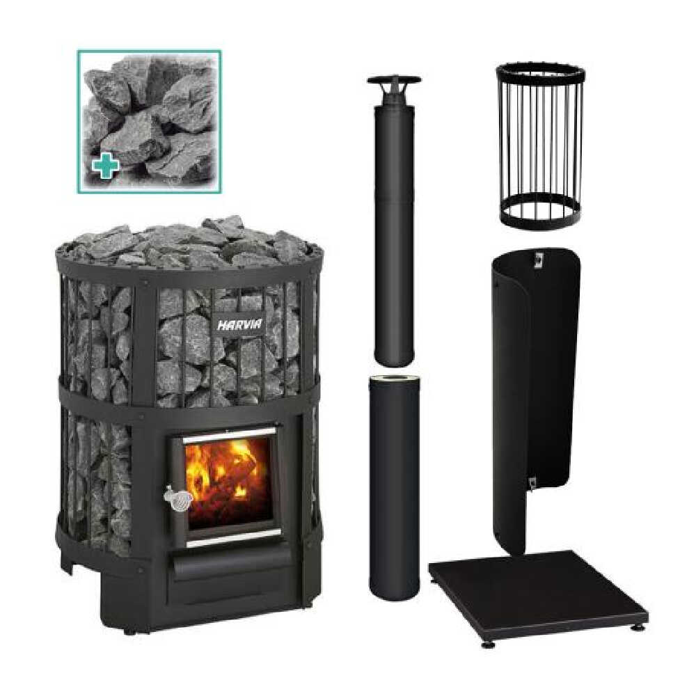 Harvia Legend 150 16KW Sauna Stove Package [LEGEND 150 PACKAGE BK] (SAK67219) – SAKSBY WHOLESALE, view 3