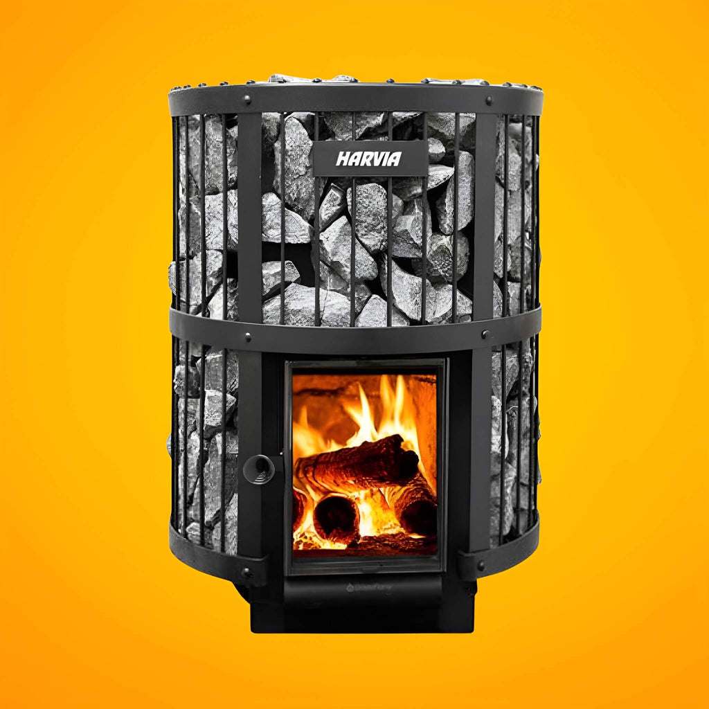 Harvia GreenFlame Legend 240 Wood Sauna Stove With Sauna Stones, 15.9KW [WK200LD] (SAK84935) – SAKSBY WHOLESALE, view 5