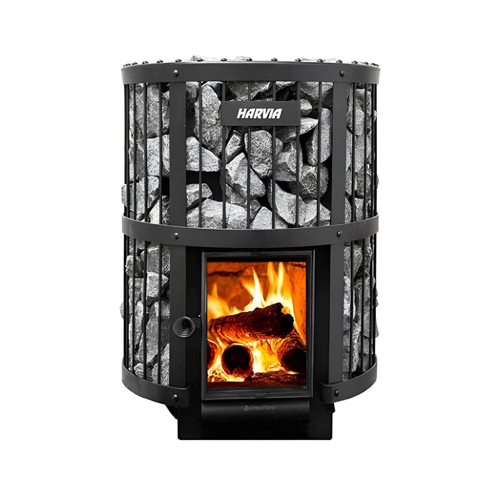 Harvia GreenFlame Legend 240 Wood Sauna Stove With Sauna Stones, 15.9KW [WK200LD] (SAK84935) – SAKSBY WHOLESALE, view 3