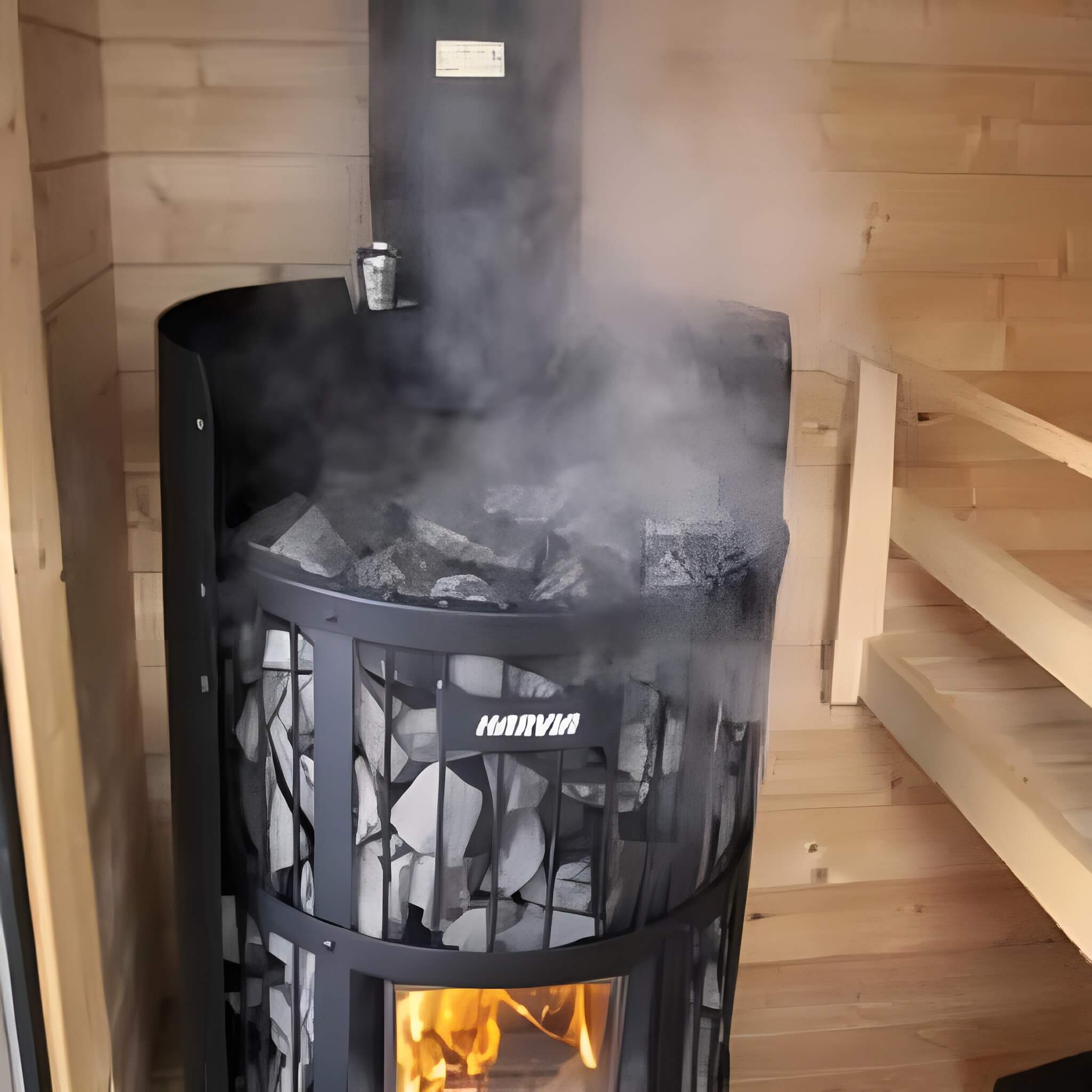 Harvia GreenFlame Legend 240 Wood Sauna Stove With Sauna Stones, 15.9KW [WK200LD] (SAK84935) – SAKSBY WHOLESALE, view 12