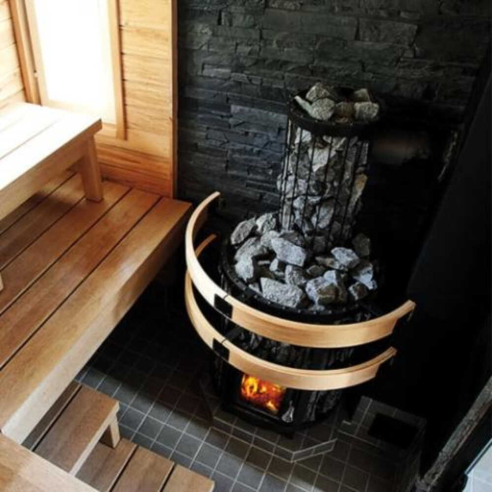 Harvia Legend Duo Wood Burning Sauna Stove/Fireplace Combo With Sauna Stones (SAK30749) – SAKSBY WHOLESALE, view 7