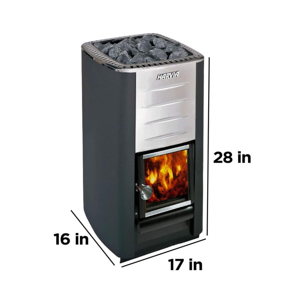 Harvia M3 16.5KW Premium Wood-Burning Sauna Heater Stove With Sauna Stones [WKM3] (SAK41720) – SAKSBY WHOLESALE, view 7