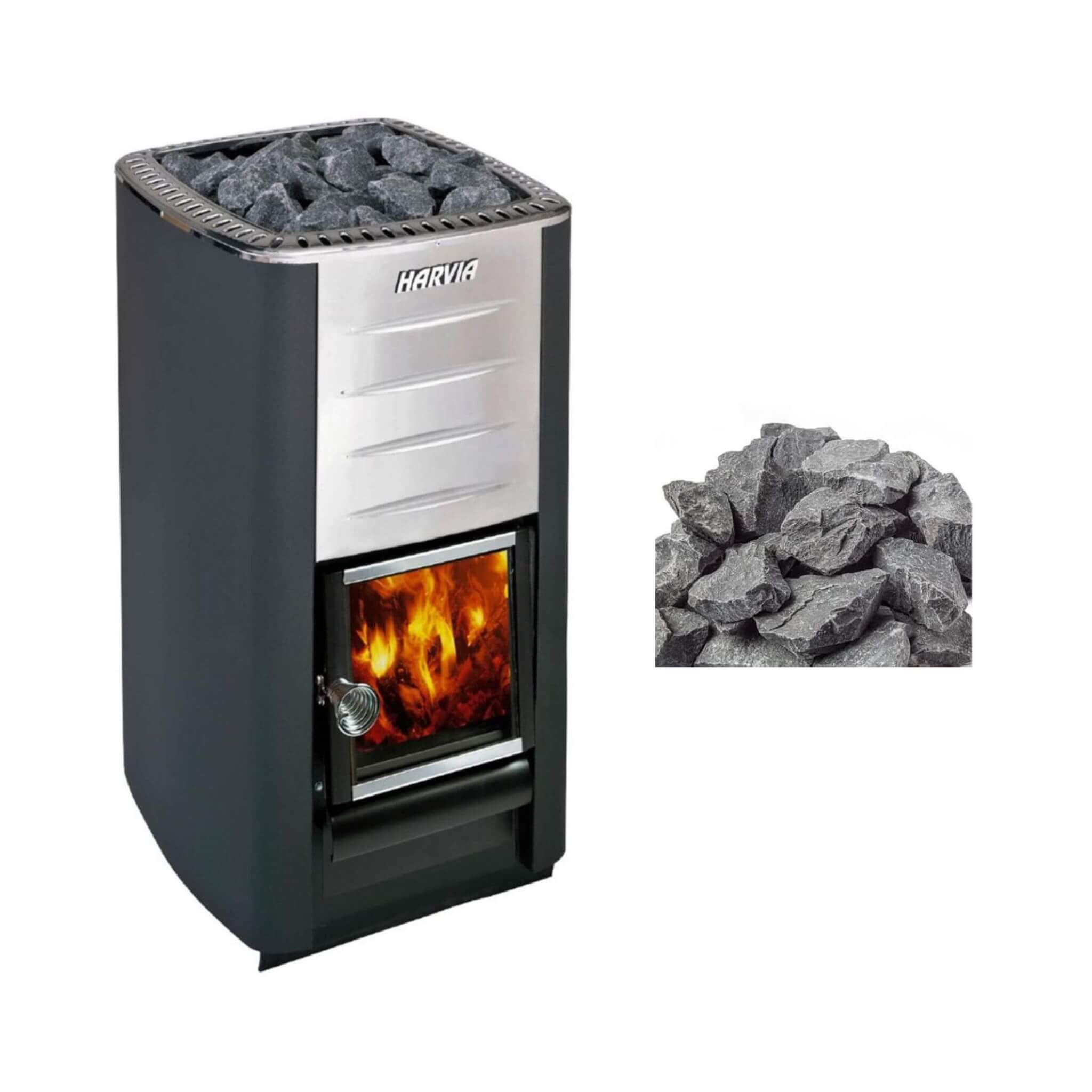 Harvia M3 16.5KW Premium Wood-Burning Sauna Heater Stove With Sauna Stones [WKM3] (SAK41720) – SAKSBY WHOLESALE