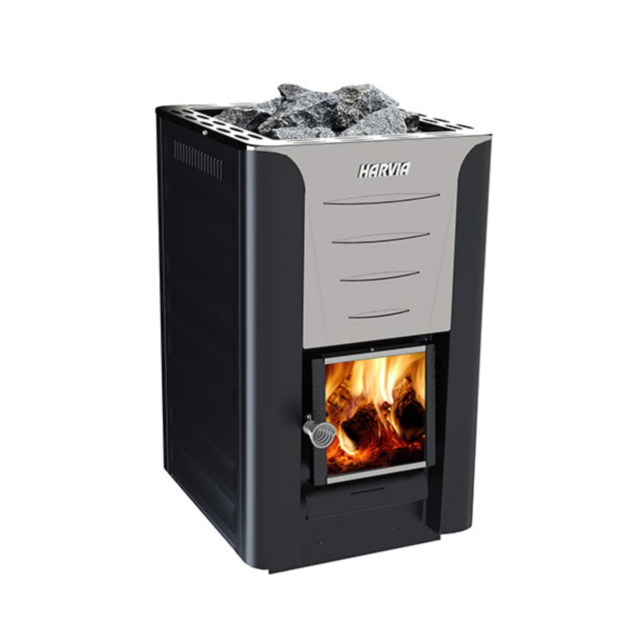 Harvia Pro 20 WH Wood Burning Sauna Stove Package 24kW [PRO20-PKG-SS/BK-WH] (SAK37165) – SAKSBY WHOLESALE, view 3