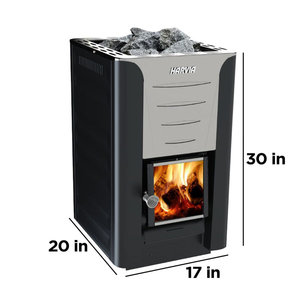 Harvia Pro 20 Premium Wood-Burning Sauna Heater Stove Package [PRO20-PKG] (SAK15748) – SAKSBY WHOLESALE, view 7