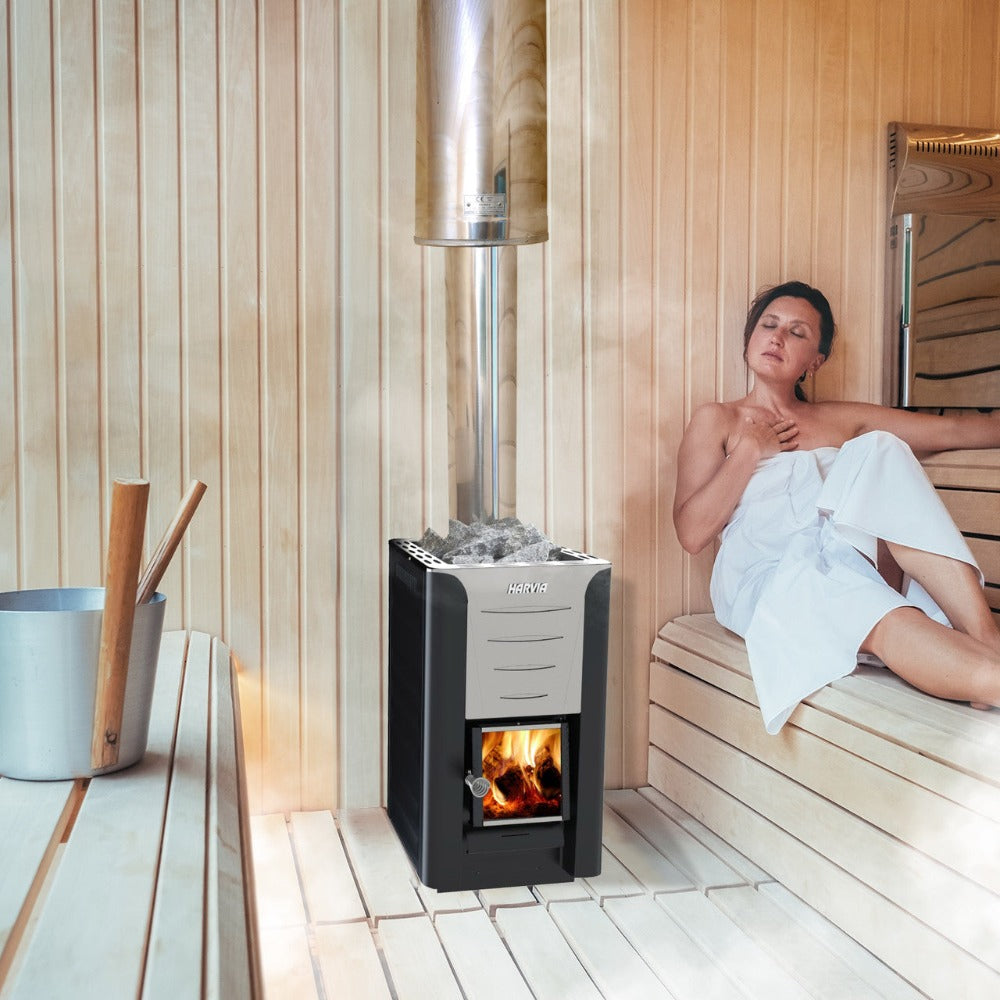 Harvia Pro 20 Premium Wood-Burning Sauna Heater Stove Package [PRO20-PKG] (SAK15748) – SAKSBY WHOLESALE, view 3