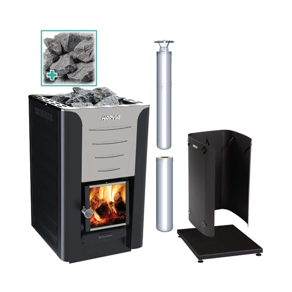 Harvia Pro 20 Premium Wood-Burning Sauna Heater Stove Package [PRO20-PKG] (SAK15748) – SAKSBY WHOLESALE, view 9