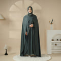 Mariam's Collection Haute Couture Abaya, Heavy-Crafted 3-Layer Cape Abaya (MA096) — main product shot
