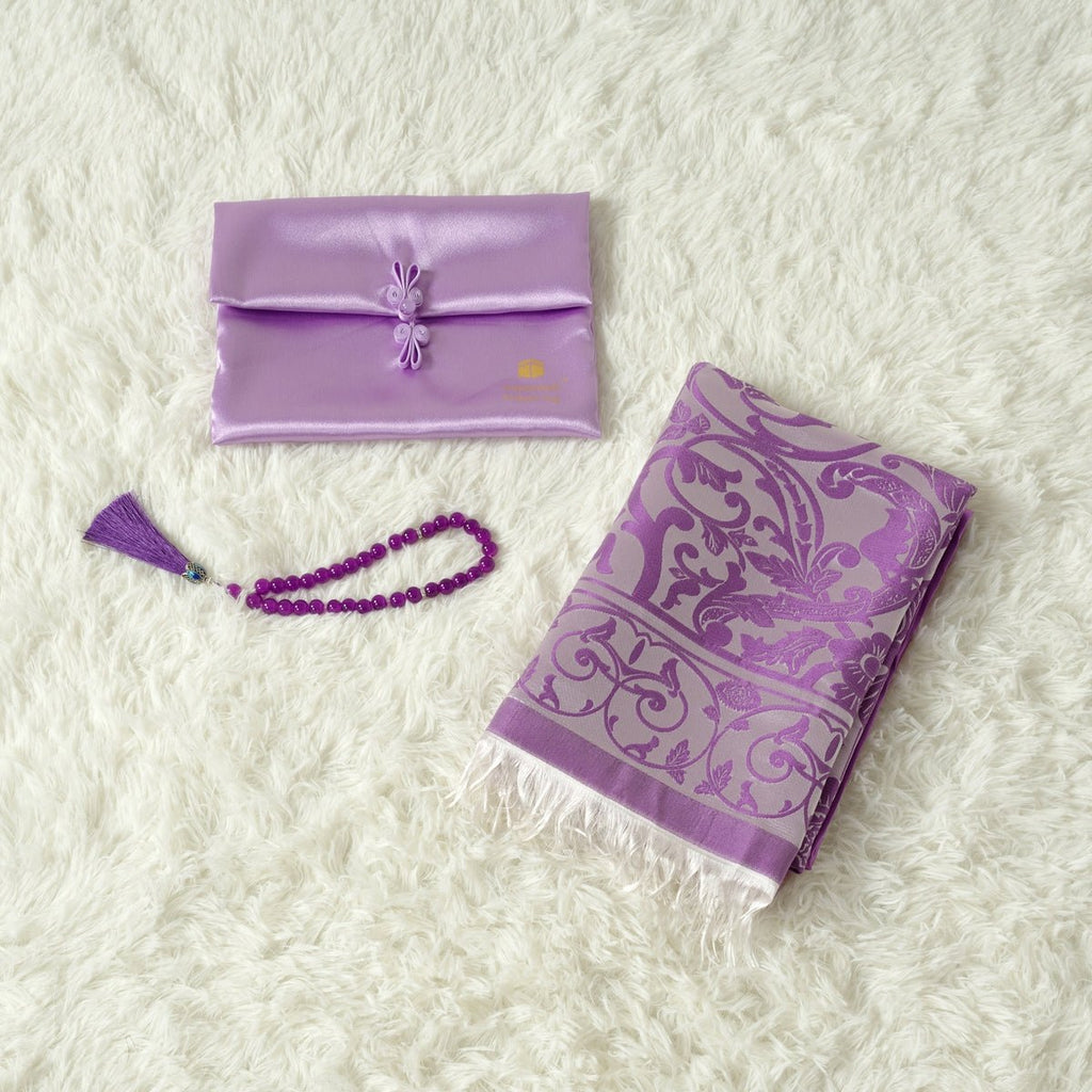 Mariam's Collection Haute Eco-Friendly New Prayer Mat and Tasbeeh Set(MR068) — comparison shot