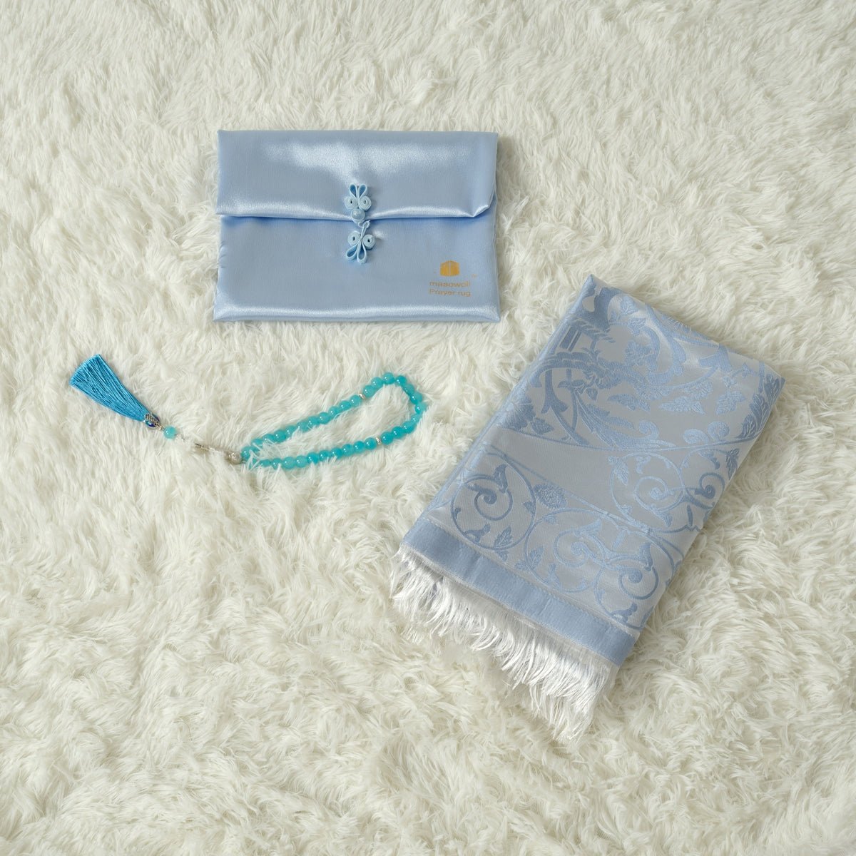 Mariam's Collection Haute Eco-Friendly New Prayer Mat and Tasbeeh Set(MR068) — detail shot 8