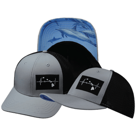Hawaii Baseball Hat — Ice Blue / Black