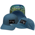 The Heartbeat Brand Hawaii Baseball Hat — Sea Blue — main product shot
