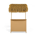 Alora 3-Piece Hawaiian Bar-Height Patio Set With Grass Canopy And Stools (SAK63047) – SAKSBY WHOLESALE