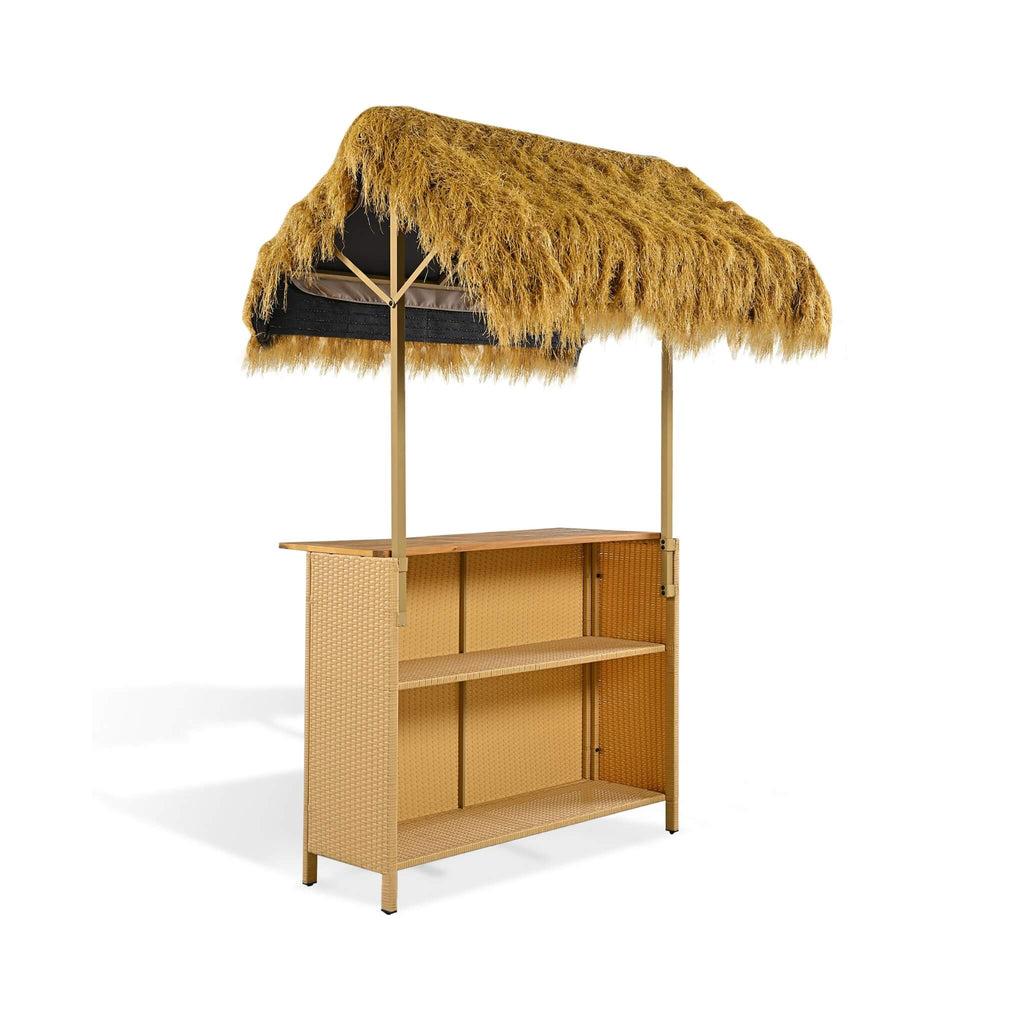 Alora 3-Piece Hawaiian Bar-Height Patio Set With Grass Canopy And Stools (SAK63047) – SAKSBY WHOLESALE, view 12