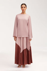 Hayfa Satin Top Clothing Veiled 