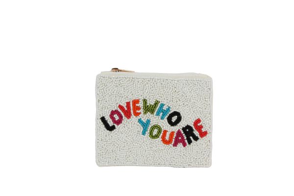 KADOU BOUTIQUE Beaded Coin Purse — side view