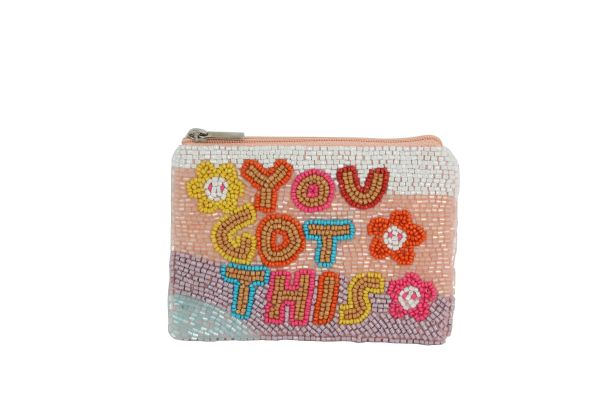 KADOU BOUTIQUE Beaded Coin Purse — alternative angle