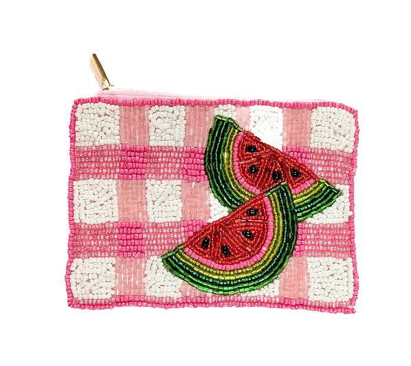 KADOU BOUTIQUE Beaded Coin Purse — size reference