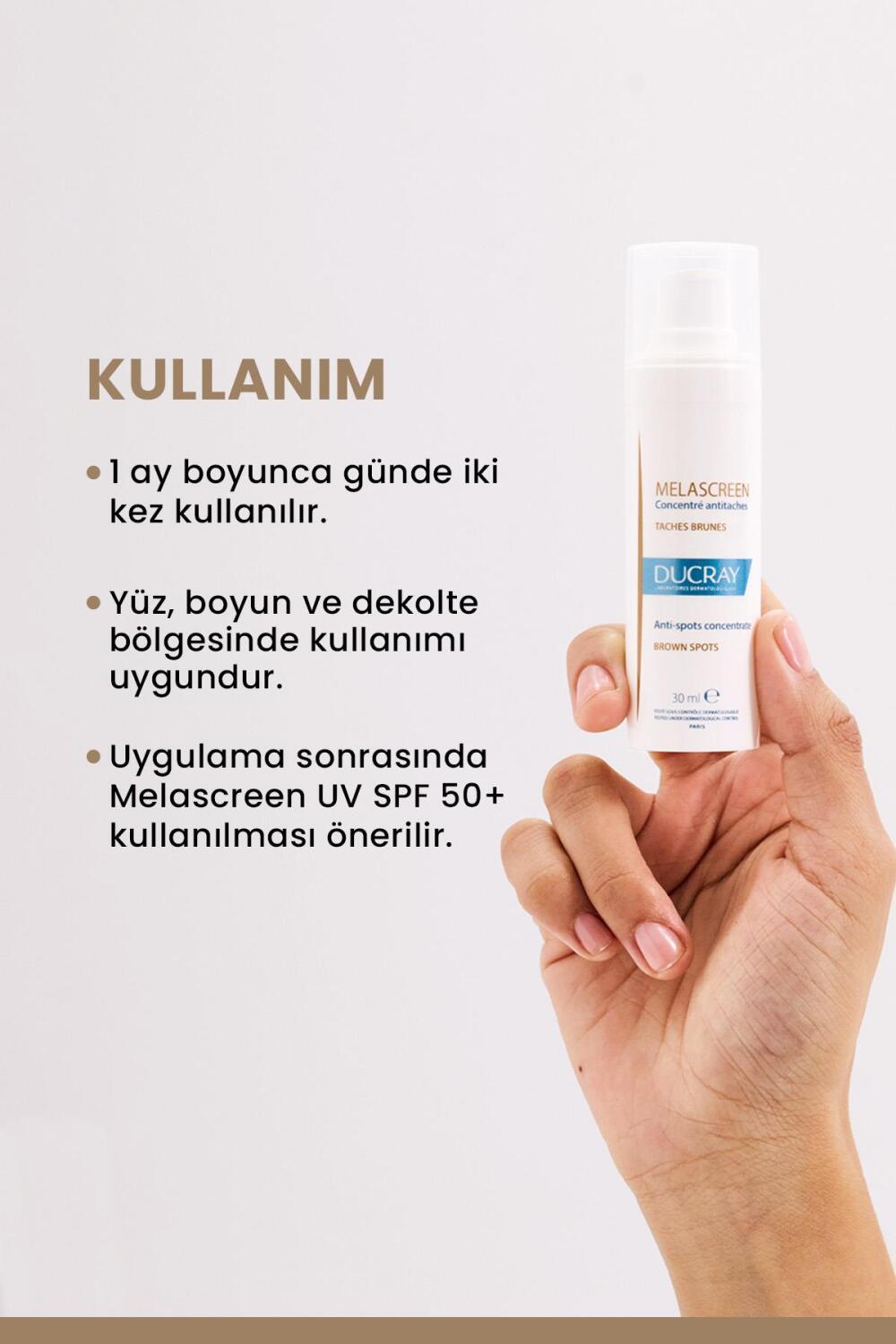 Ducray Melascreen Concentrated Care Cream for Dark Spots - Dermatologically Tested, Hyperpigmentation Treatment, 1.01 fl oz