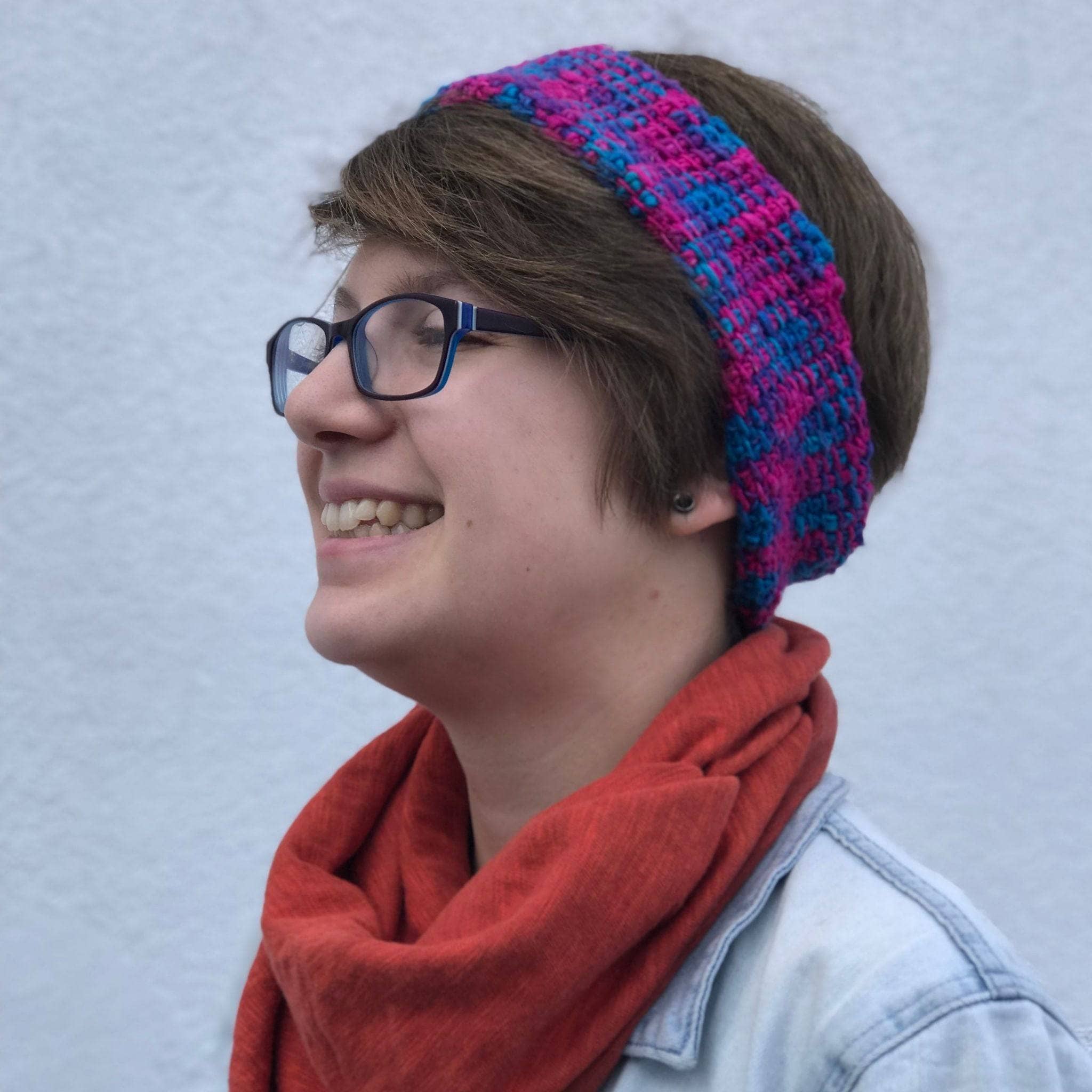 Darn Good Yarn Darn Good Yarn Headband Knit or Crochet Kit — construction detail