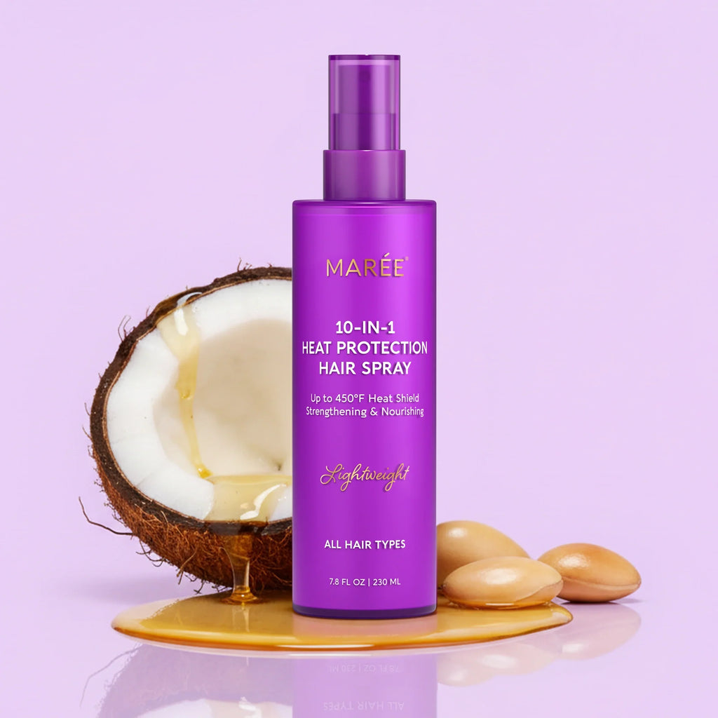 Maree Heat Styling Protective Hair Spray — main product shot