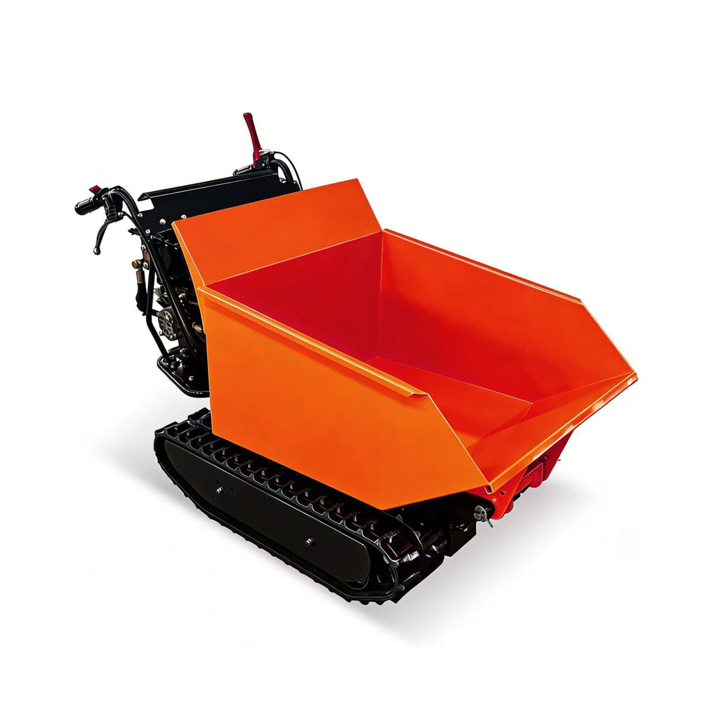 Heavy-Duty 1100LBS 10HP Gas-Powered Track Barrow With Hydraulic Assist (SAK48291) – SAKSBY WHOLESALE