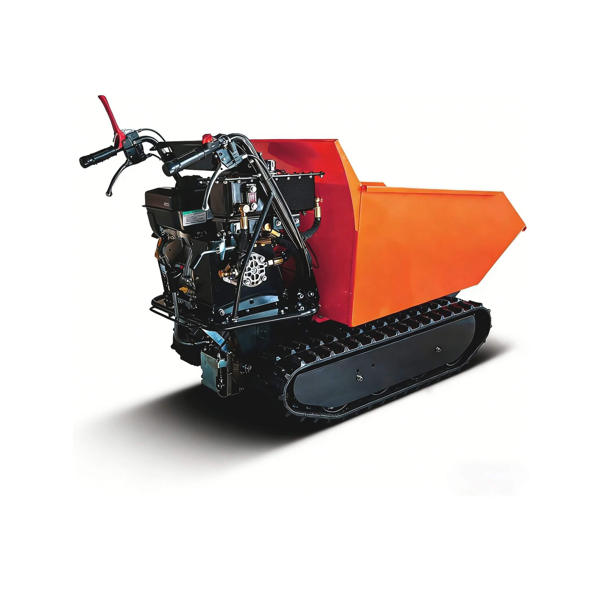 Heavy-Duty 1100LBS 10HP Gas-Powered Track Barrow With Hydraulic Assist (SAK48291) – SAKSBY WHOLESALE, view 15