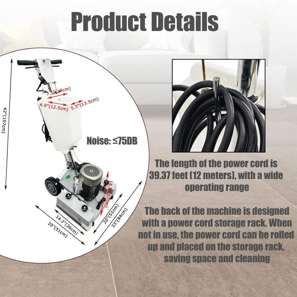 Heavy-Duty 110V Multi Functional Electric Floor Polishing Machine (SAK31859) – SAKSBY WHOLESALE, view 10