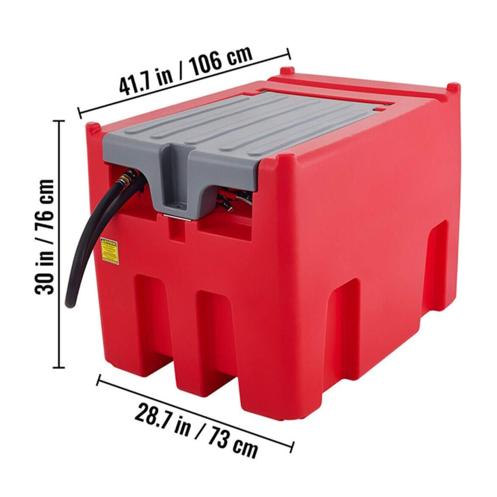 Heavy-Duty 116 Gal Portable Diesel Fuel Transfer Tank With Automatic Pump & Hose (SAK77594) – SAKSBY WHOLESALE, view 12