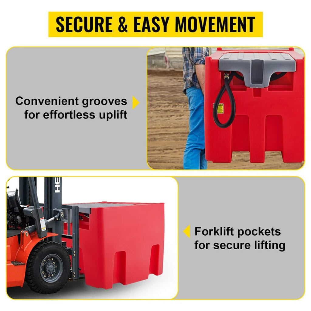 Heavy-Duty 116 Gal Portable Diesel Fuel Transfer Tank With Automatic Pump & Hose (SAK77594) – SAKSBY WHOLESALE, view 10