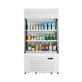 Heavy-Duty 12 Cu.Ft 2-Tier Open-Air Industrial Display Merchandiser Cooler (SAK14832) – SAKSBY WHOLESALE