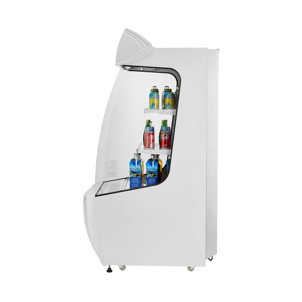 Heavy-Duty 12 Cu.Ft 2-Tier Open-Air Industrial Display Merchandiser Cooler (SAK14832) – SAKSBY WHOLESALE, view 5