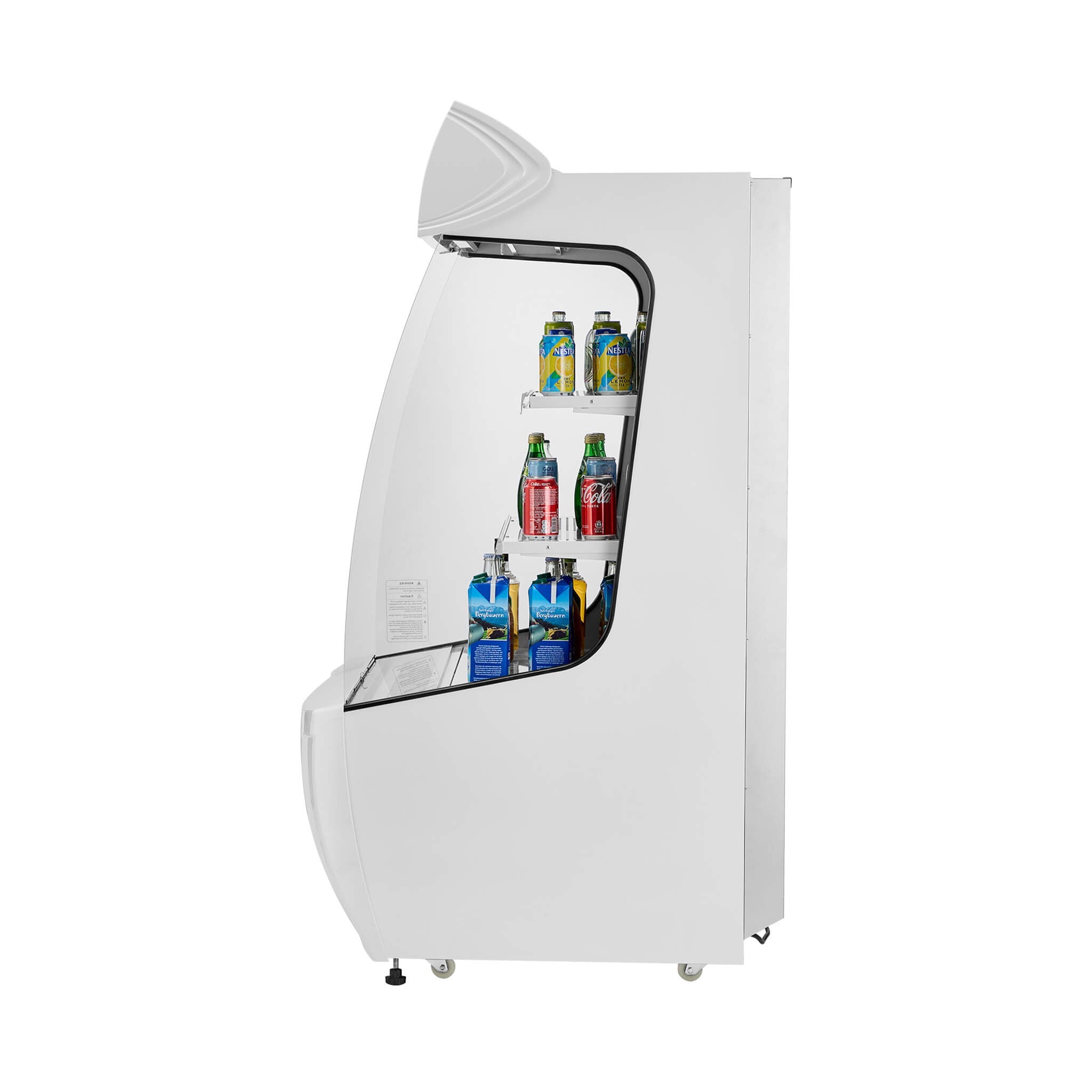Heavy-Duty 12 Cu.Ft 2-Tier Open-Air Industrial Display Merchandiser Cooler (SAK14832) – SAKSBY WHOLESALE, view 5