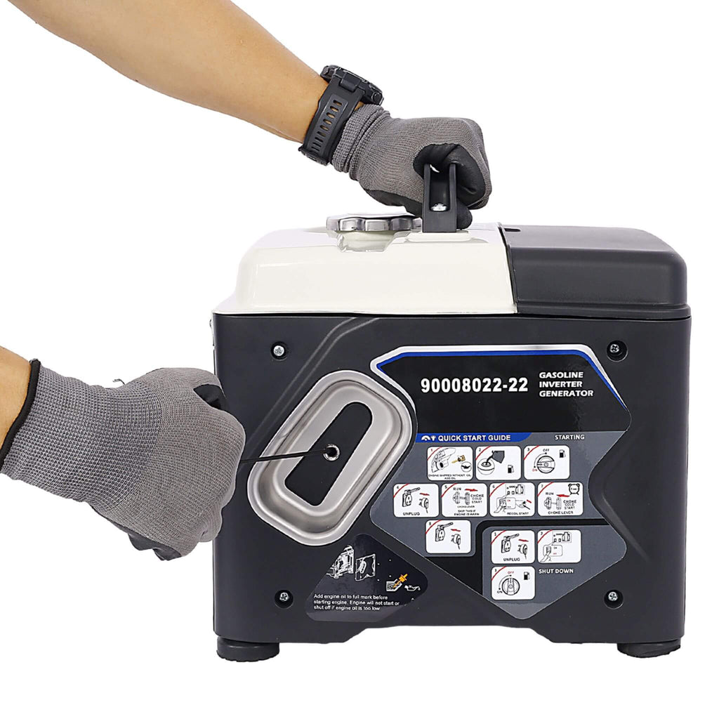Heavy-Duty 1200W Ultra-Quiet Portable Gas Engine Inverter Generator (SAK54675) – SAKSBY WHOLESALE, view 6