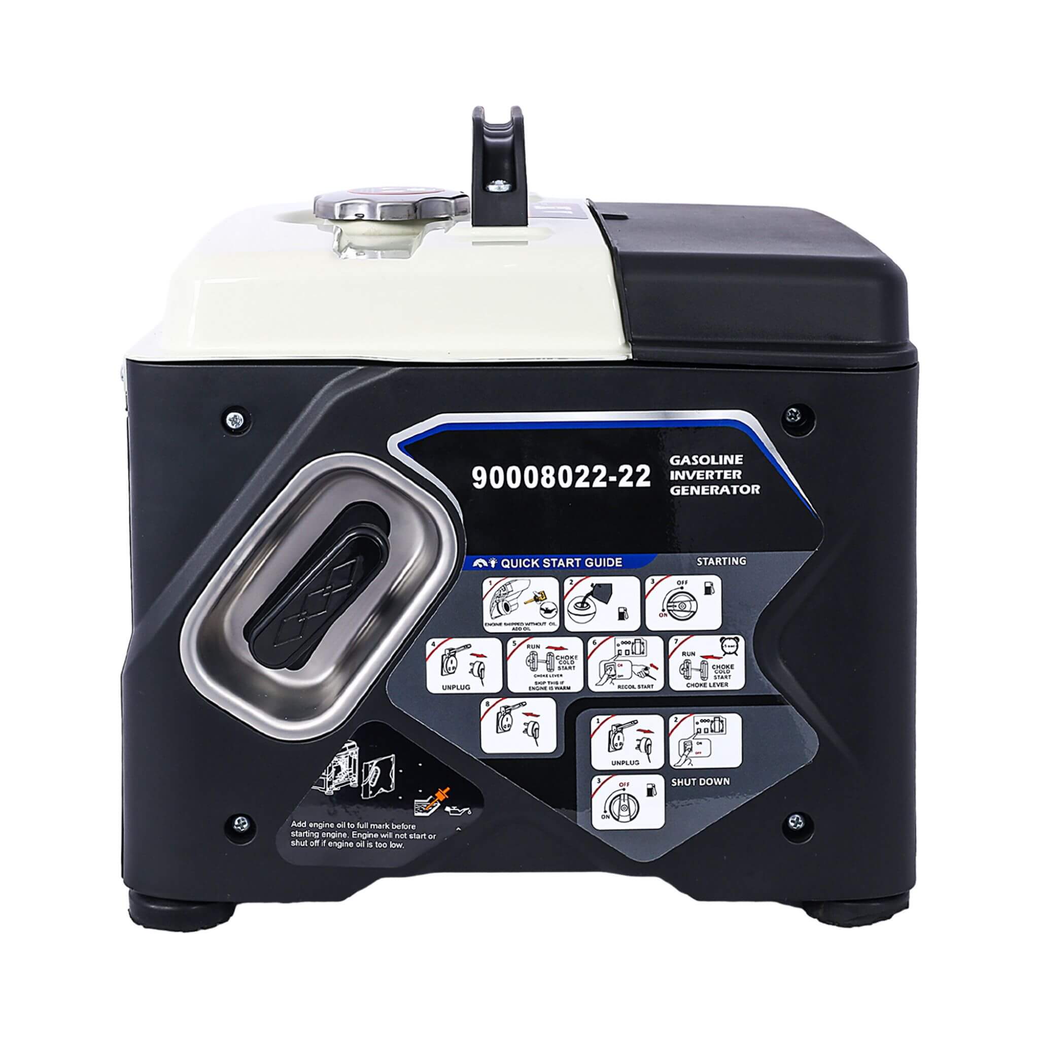 Heavy-Duty 1200W Ultra-Quiet Portable Gas Engine Inverter Generator (SAK54675) – SAKSBY WHOLESALE, view 10