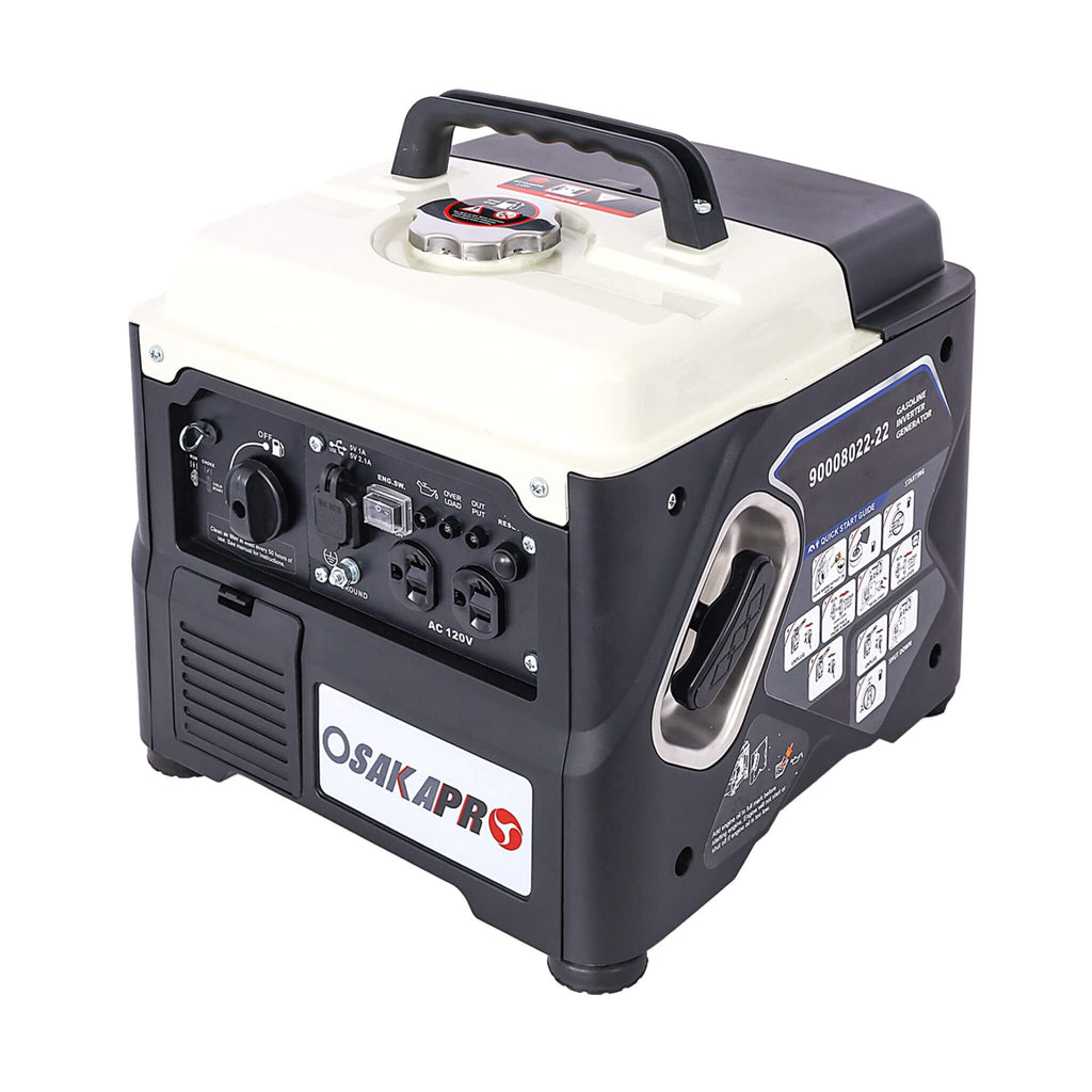 Heavy-Duty 1200W Ultra-Quiet Portable Gas Engine Inverter Generator (SAK54675) – SAKSBY WHOLESALE, view 4