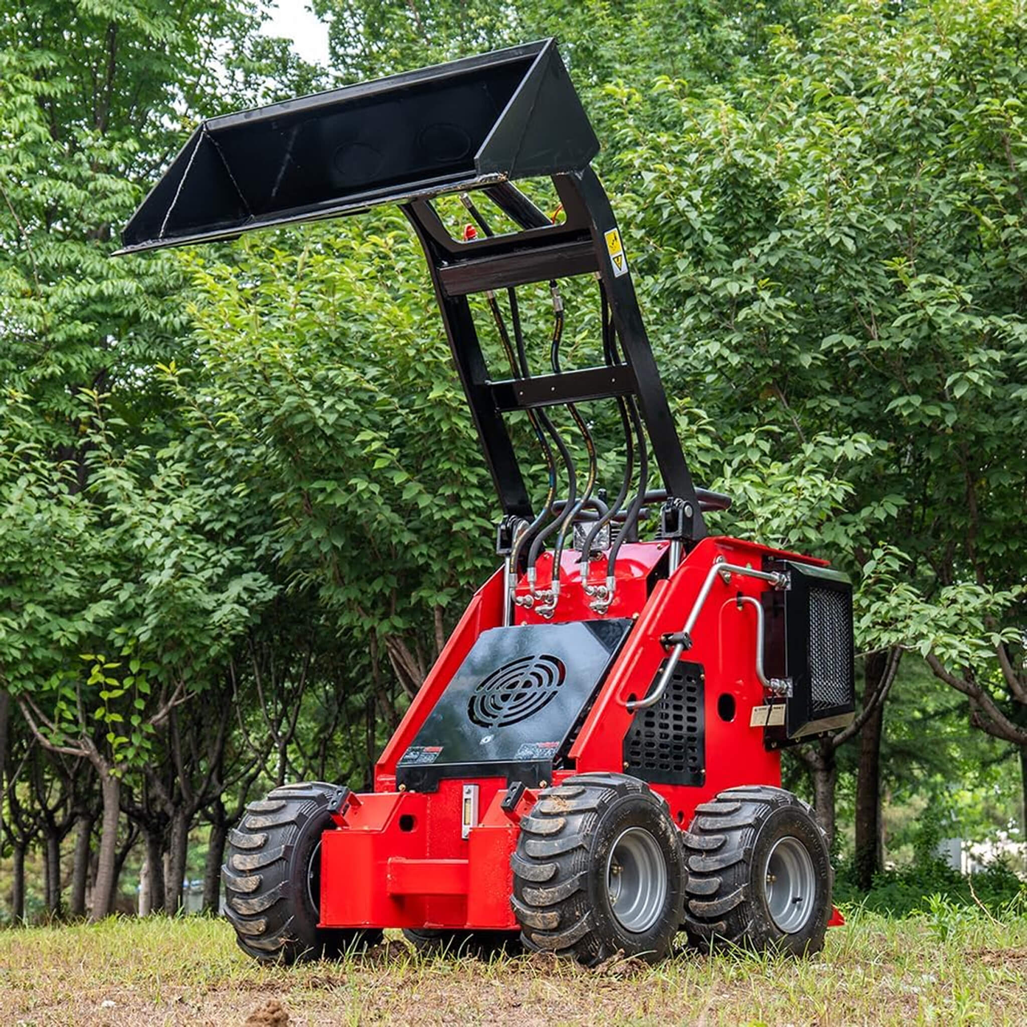 Heavy-Duty 13.5HP Mini Gas Skid Steer Loader With Wide Bucket (SAK69105) – SAKSBY WHOLESALE, view 4