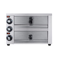 Heavy-Duty 14-Inch Commercial Stainless Steel Electric 2-Tier Tabletop Pizza Oven With Timer (SAK90432) – SAKSBY WHOLESALE