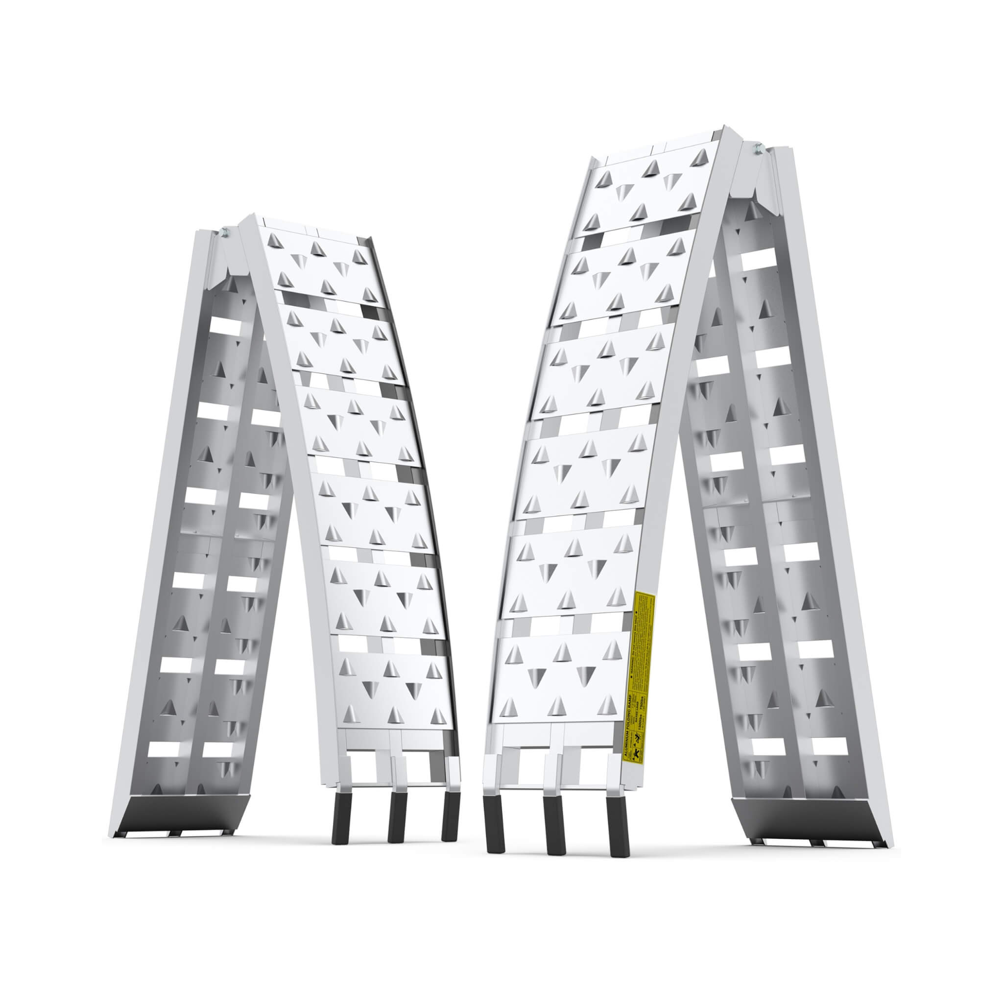Heavy-Duty 1500LB 7.5FT Folding Aluminum Loading Ramps Set (SAK30158) – SAKSBY WHOLESALE