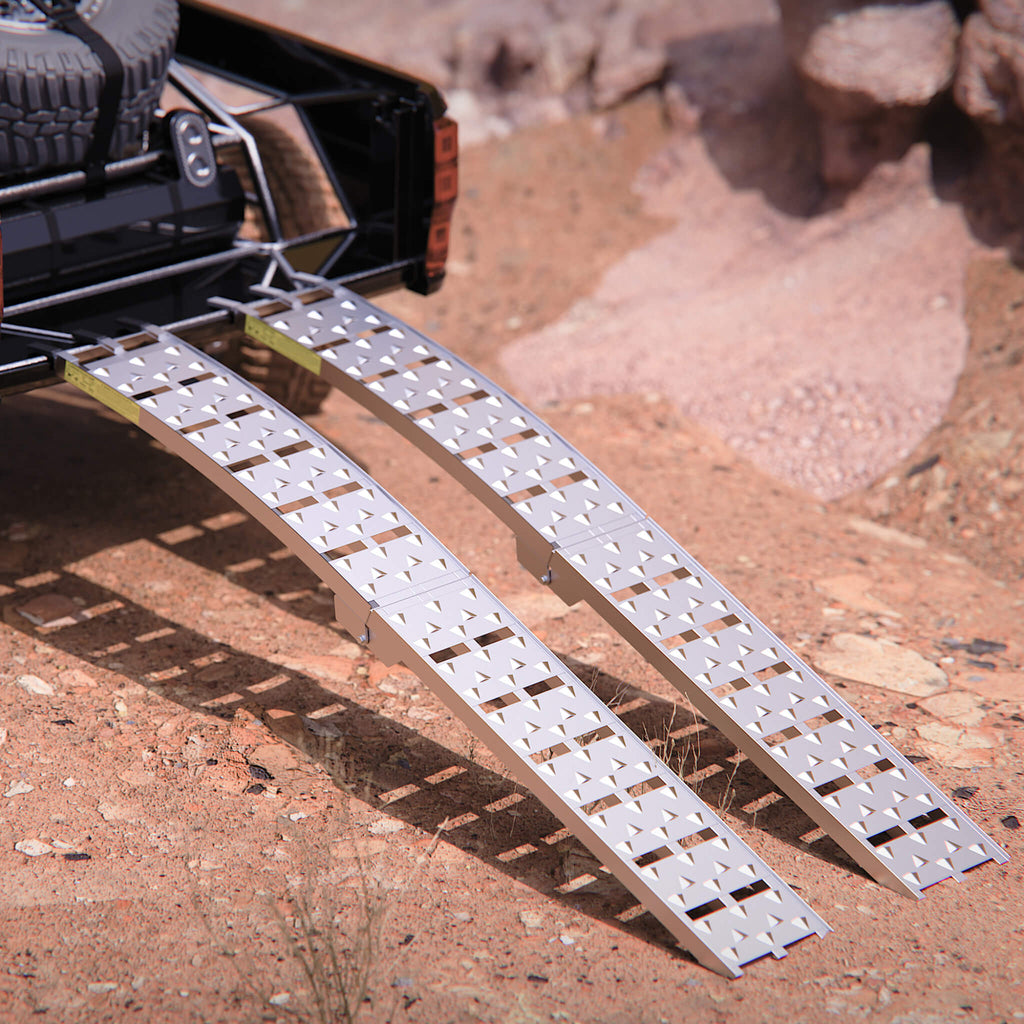 Heavy-Duty 1500LB 7.5FT Folding Aluminum Loading Ramps Set (SAK30158) – SAKSBY WHOLESALE, view 10