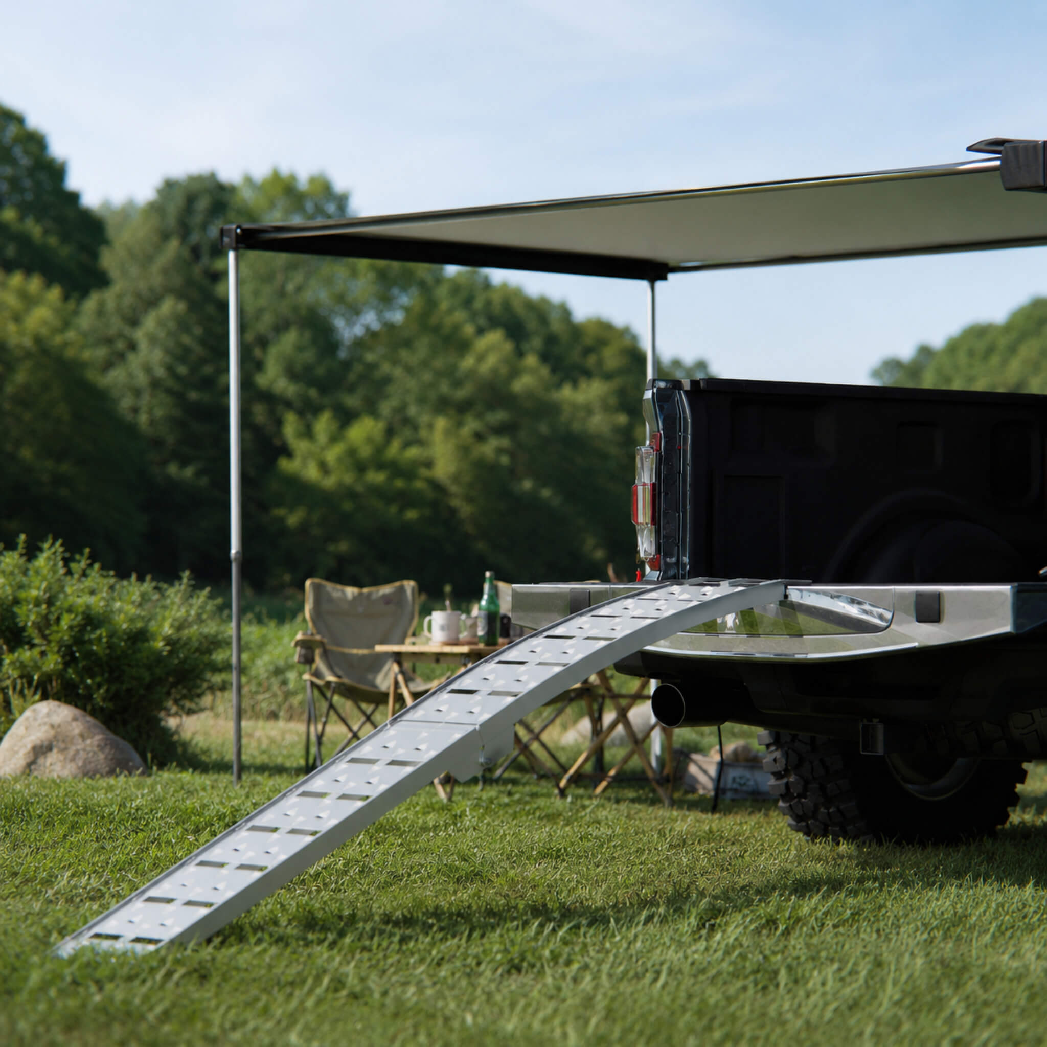 Heavy-Duty 1500LB 7.5FT Folding Aluminum Loading Ramps Set (SAK30158) – SAKSBY WHOLESALE, view 11