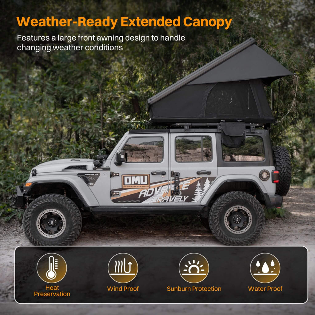 Trailora Altitude Heavy-Duty Hard-Shell Rooftop Tent With Ladder [2-3 Person] (SAK93120) – SAKSBY WHOLESALE, view 4