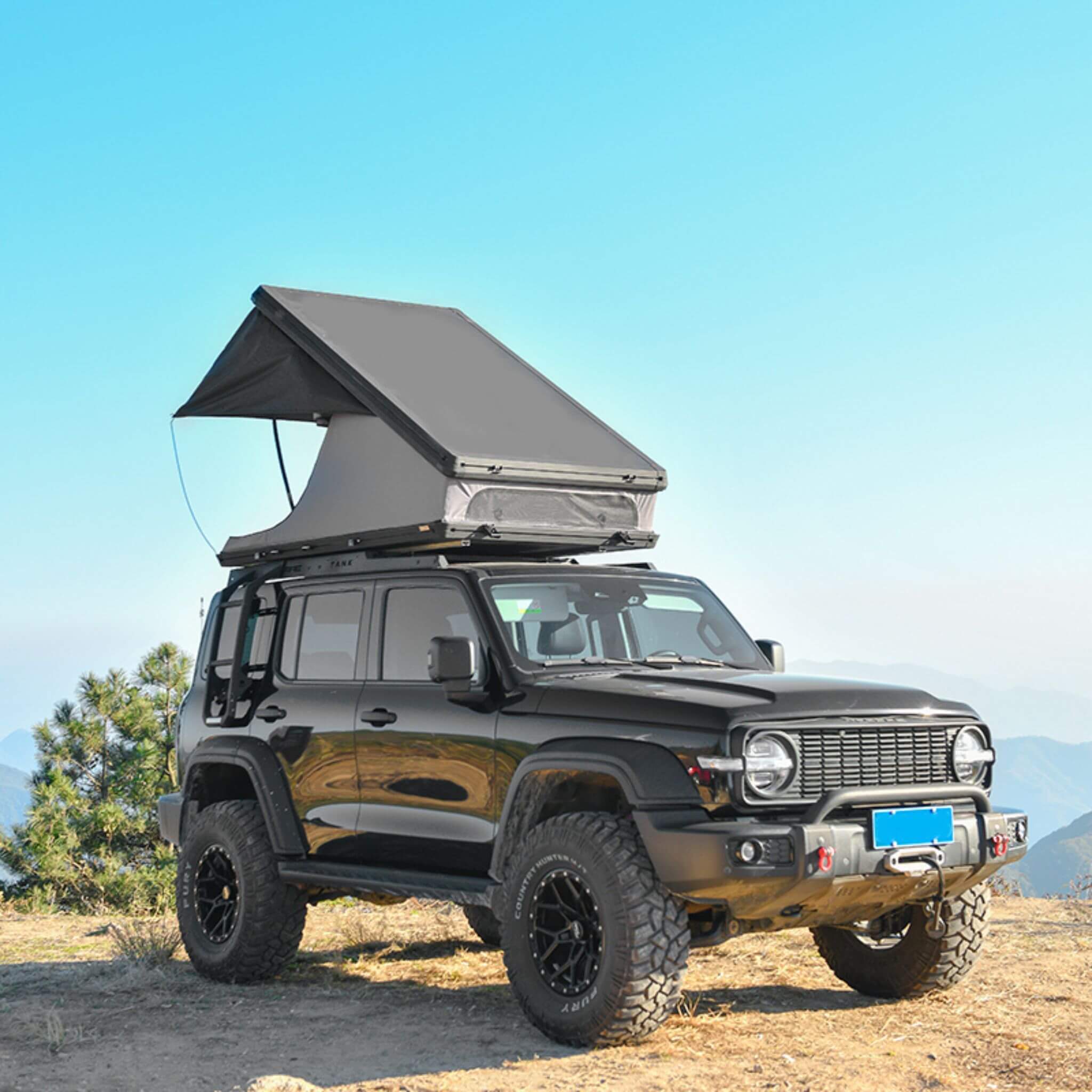 Trailora Altitude Heavy-Duty Hard-Shell Rooftop Tent With Ladder [2-3 Person] (SAK93120) – SAKSBY WHOLESALE, view 12