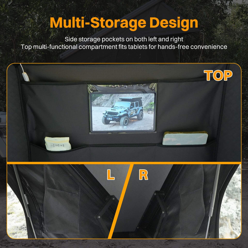 Trailora Altitude Heavy-Duty Hard-Shell Rooftop Tent With Ladder [2-3 Person] (SAK93120) – SAKSBY WHOLESALE, view 8