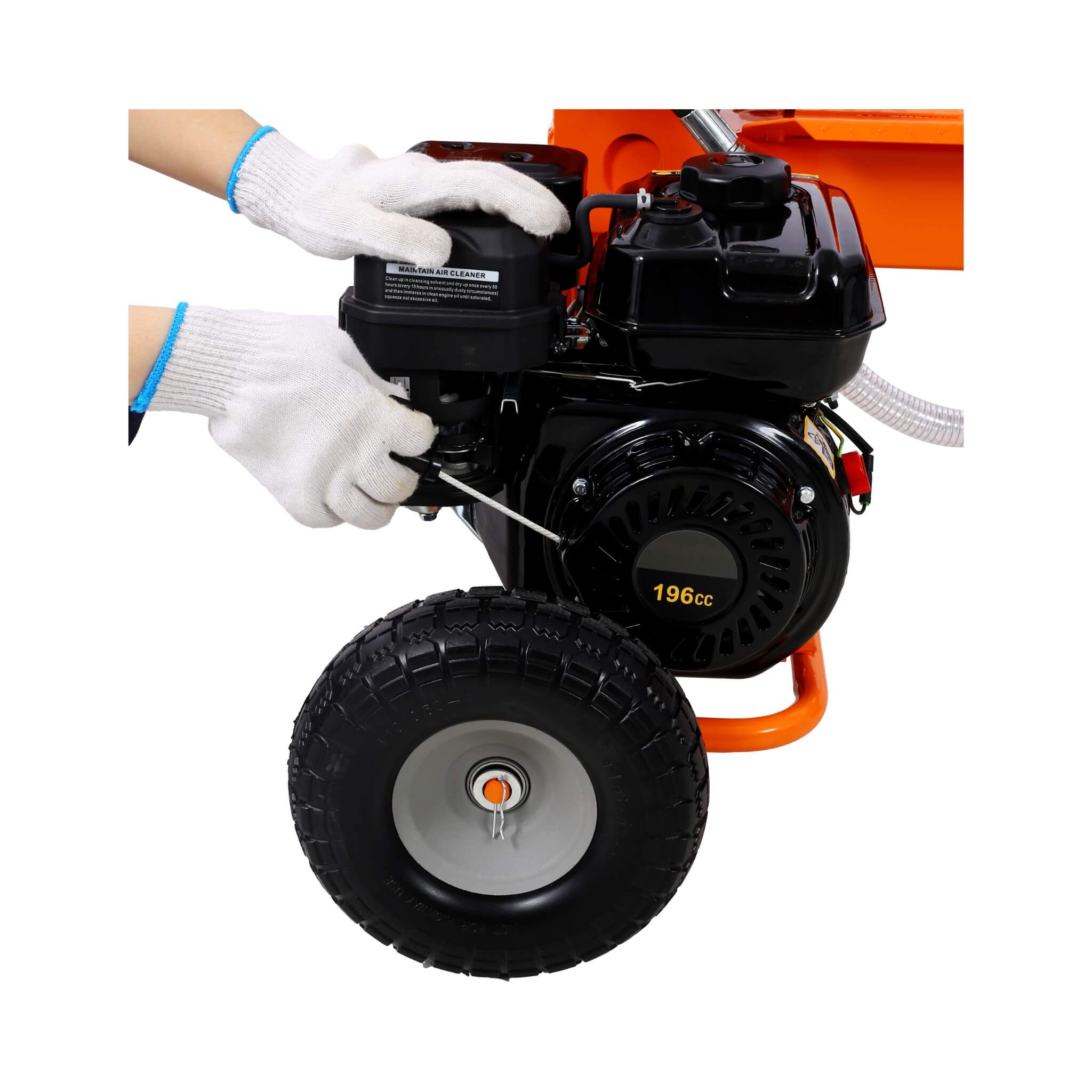 Heavy-Duty 20-Ton 7HP Portable Log Splitter With Auto-Return Hydraulic Ram (SAK15842) – SAKSBY WHOLESALE, view 13