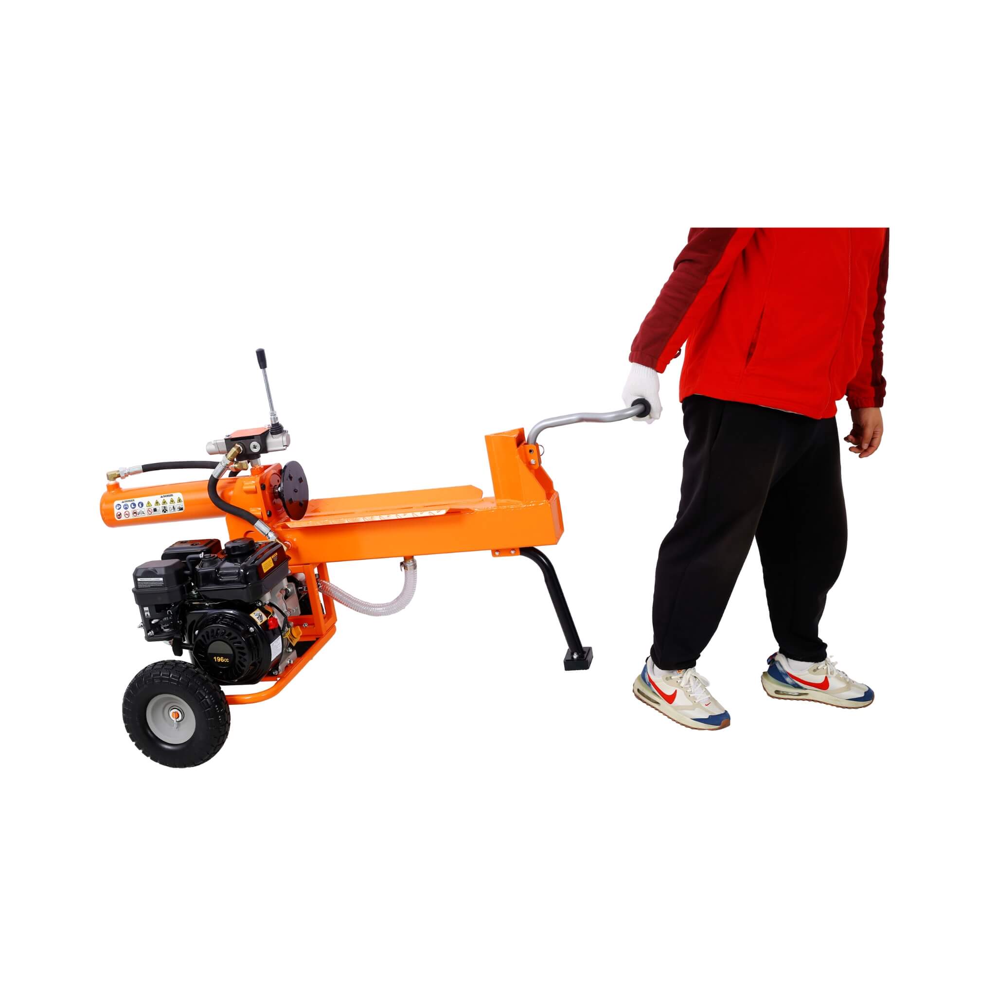 Heavy-Duty 20-Ton 7HP Portable Log Splitter With Auto-Return Hydraulic Ram (SAK15842) – SAKSBY WHOLESALE, view 14
