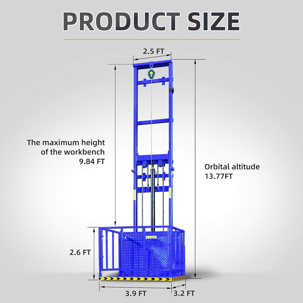 Heavy-Duty 2200 LBS Electric Hydraulic Lift Platform With Anti-Fall (SAK19456) – SAKSBY WHOLESALE, view 10
