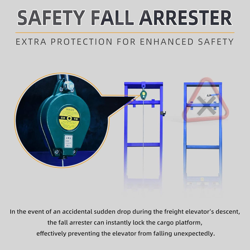 Heavy-Duty 2200 LBS Electric Hydraulic Lift Platform With Anti-Fall (SAK19456) – SAKSBY WHOLESALE, view 5
